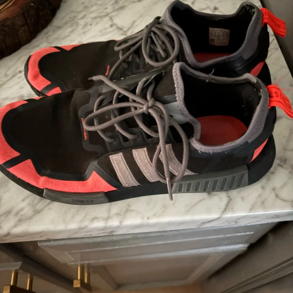 adidas Black & orange Low-Top NMD Runner Sneakers